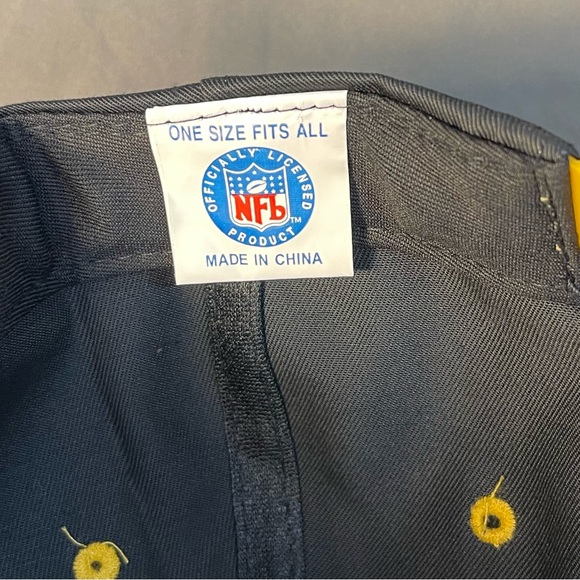 Vintage 90’s NWOT Logo Athletic Pittsburgh Steelers NFL Snapback Cap - Picture 6 of 7